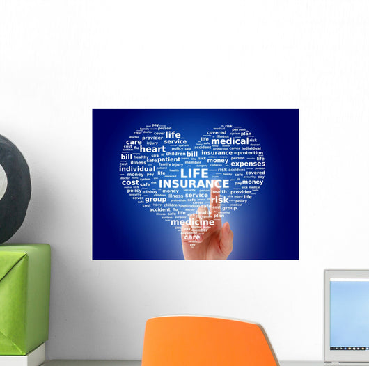 Life insurance concept Wall Decal