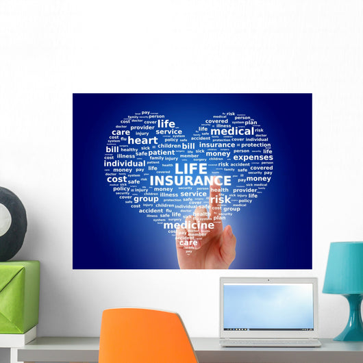 Life insurance concept Wall Decal