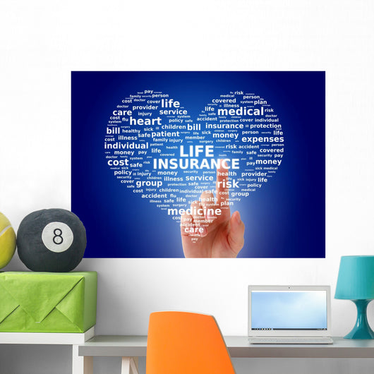 Life insurance concept Wall Decal