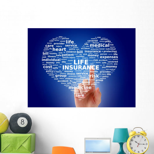 Life insurance concept Wall Decal