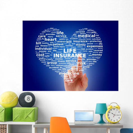 Life insurance concept Wall Decal