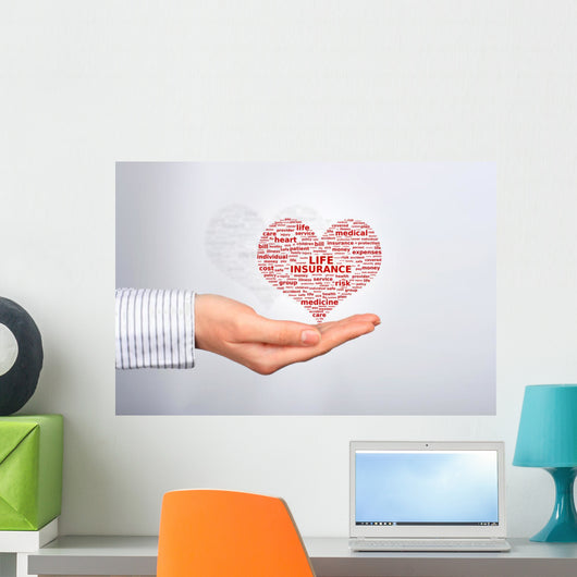 Life insurance concept. Wall Decal