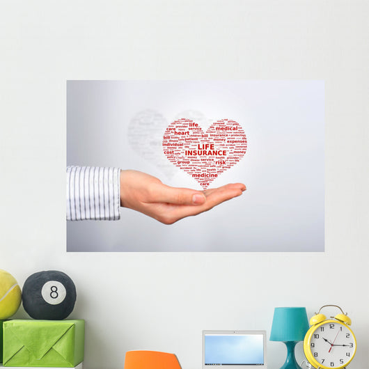 Life insurance concept. Wall Decal