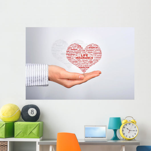 Life insurance concept. Wall Decal