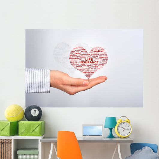 Life insurance concept. Wall Decal