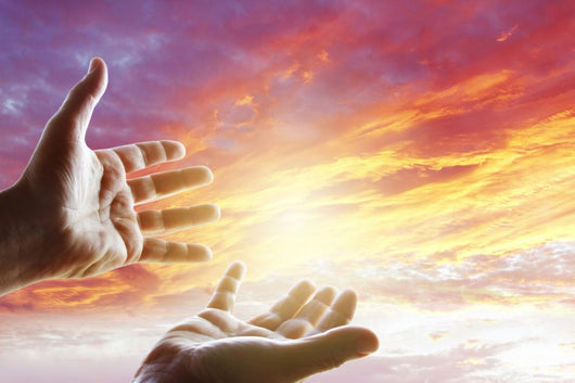 Hands in sky Wall Decal