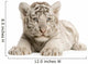 White Tiger cub Wall Decal