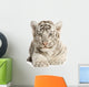 White Tiger Cub Wall Decal