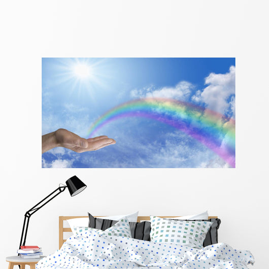 Rainbow Energy Healer Wall Decal