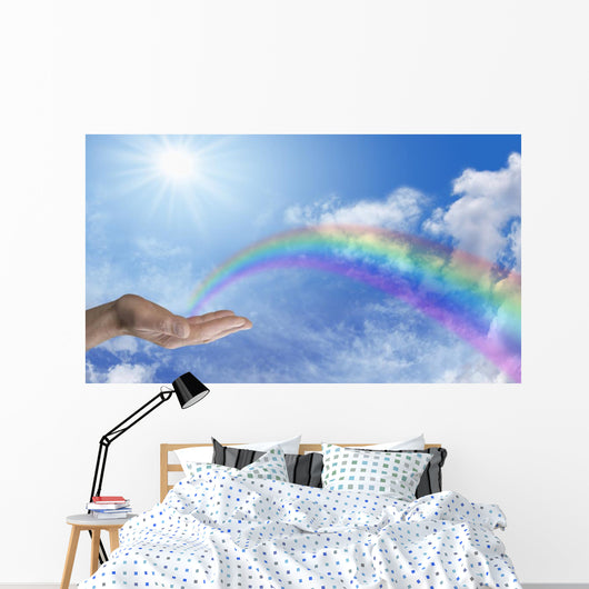 Rainbow Energy Healer Wall Decal