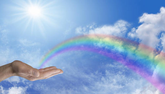 Rainbow Energy Healer Wall Decal