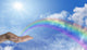 Rainbow Energy Healer Wall Decal