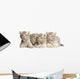 White Tiger Cub Wall Decal