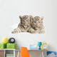 White Tiger Cub Wall Decal