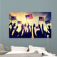 Flag USA July 4 Celebration Indendence Day Concept Wall Decal