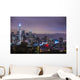 Seattle at Night Wall Decal