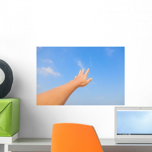 Hands to the sky Wall Decal