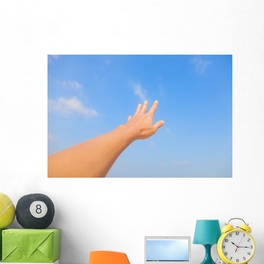 Hands to the sky Wall Decal