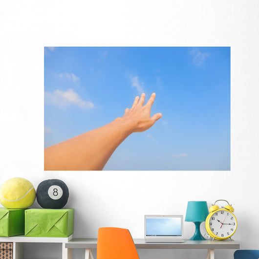 Hands to the sky Wall Decal