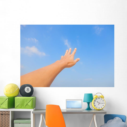 Hands to the sky Wall Decal