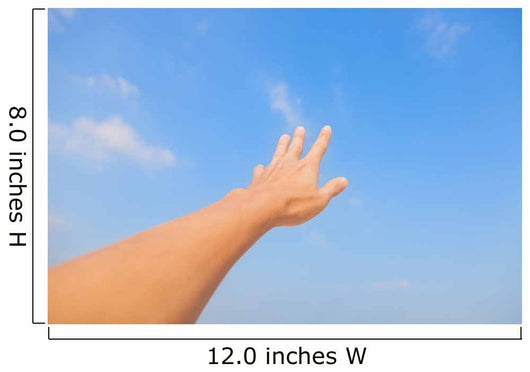 Hands to the sky Wall Decal