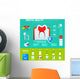Dental Infographics Wall Decal