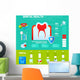 Dental Infographics Wall Decal