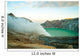 Kawah Ijen volcanic crater at morning dawn, Java, Indonesia Wall Decal