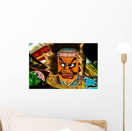 Nebuta, the traditional Japanese festival Wall Decal