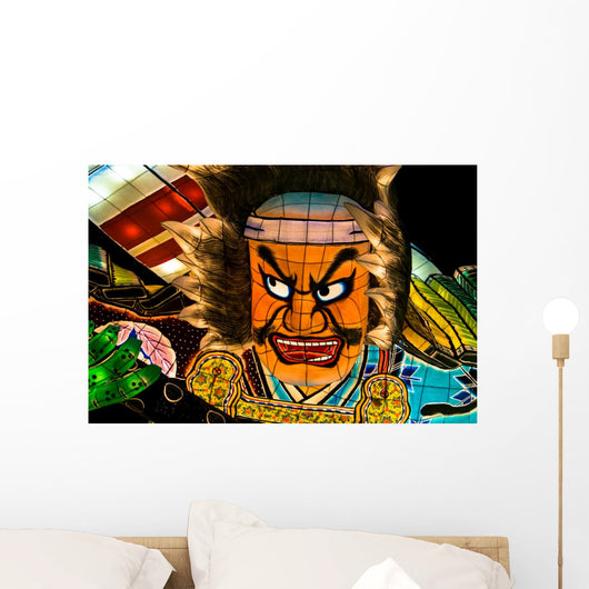 Nebuta, the traditional Japanese festival Wall Decal