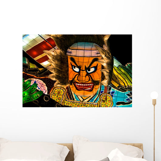 Nebuta, the traditional Japanese festival Wall Decal