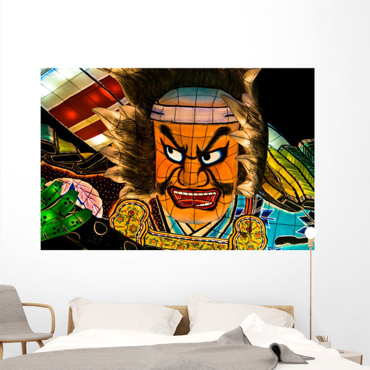 Nebuta, the traditional Japanese festival Wall Decal