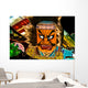 Nebuta, the traditional Japanese festival Wall Decal