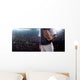 Professional baseball player in action Wall Decal
