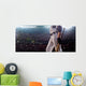 Professional baseball player in action Wall Decal