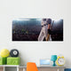 Professional baseball player in action Wall Decal