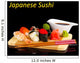 Delicious sushi served Wall Decal