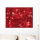 HEARTS Background (lights texture valentine's day) Wall Decal