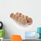 Carton Organic eggs Wall Decal