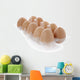 Carton Organic eggs Wall Decal