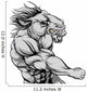 Horse mascot fighting Wall Decal