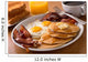 Breakfast with Bacon Eggs Wall Decal