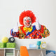 Smiling Clown Giving Thumbs Wall Decal