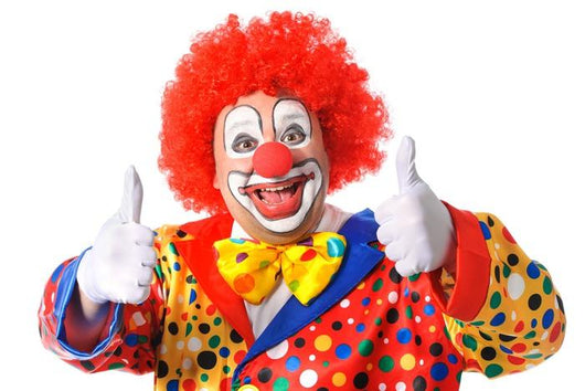 Smiling Clown Giving Thumbs Wall Decal