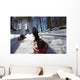 ciaspole sulla neve Wall Decal
