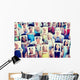Diversity Casual People Communication Technology Concept Wall Decal