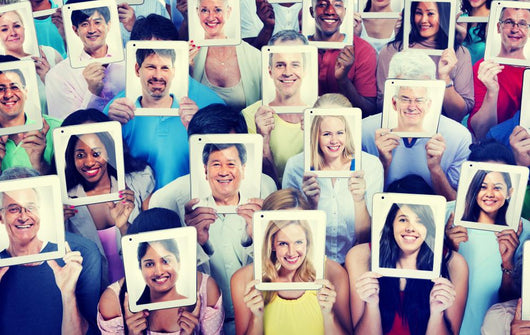 Diversity Casual People Communication Technology Concept Wall Decal