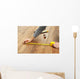 Carpenter worker installing laminate flooring in the room Wall Decal