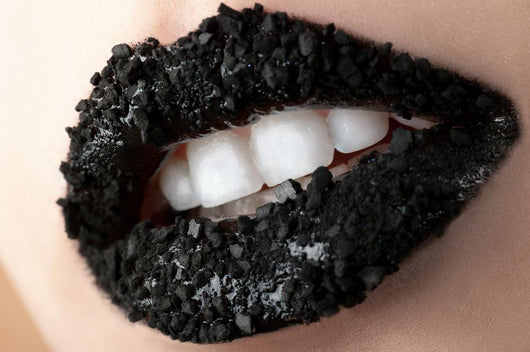 Coal Black Lips Wall Decal