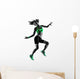 Jumping Fitness Woman Wall Decal